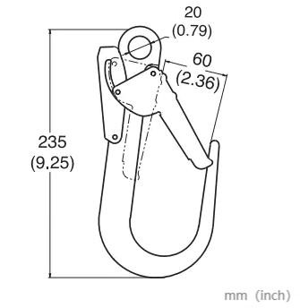 25kNRescue Snap hook 25kNRescue Snap hook